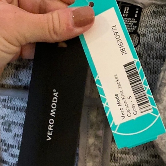 NWT VERO MODA WOOL COAT - Picture 3 of 3